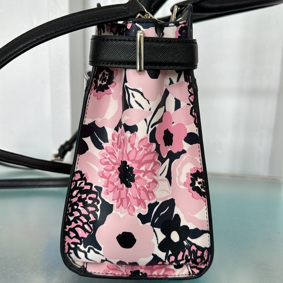 Kate Spade Staci Floral Satchel Bag EUC - Picture 3 of 16